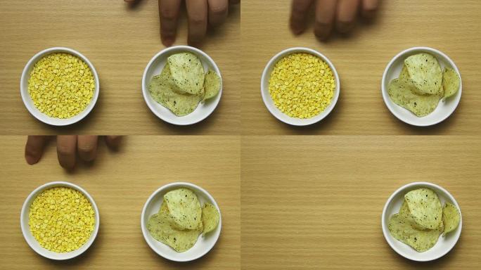 大豆或炸土豆，HD