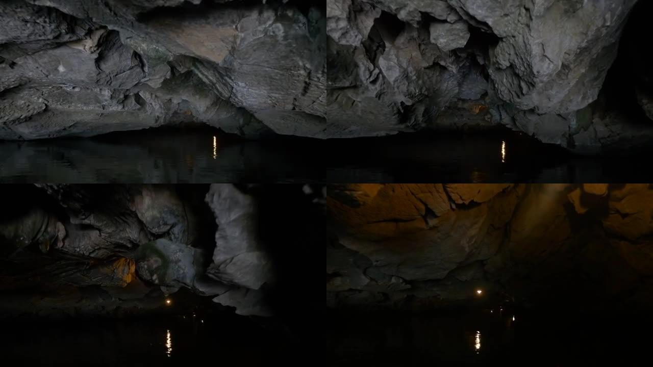 FPV: 骑划船进入洞穴