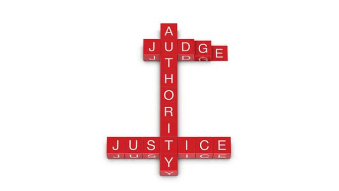 正义与法律填字游戏