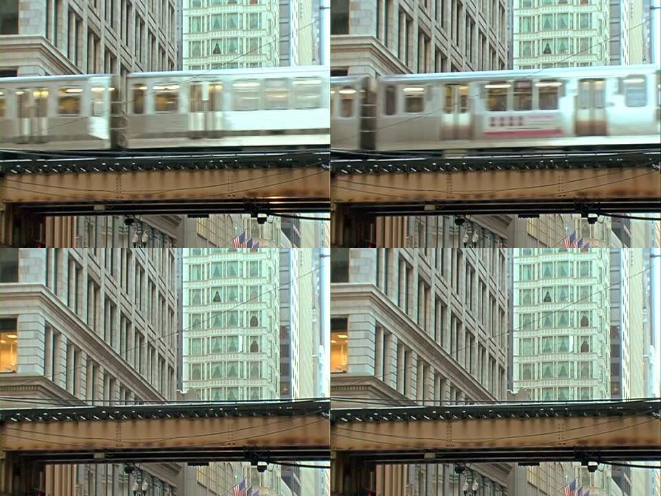 芝加哥El Train。渐进式框架