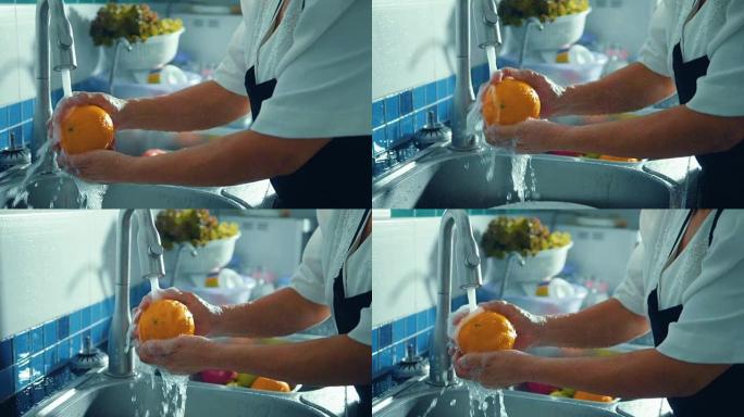 洗涤有机橙子