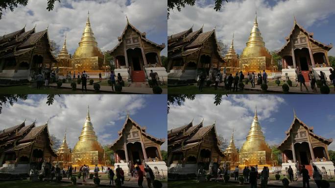 4k时间间隔，泰国清迈的佛寺。