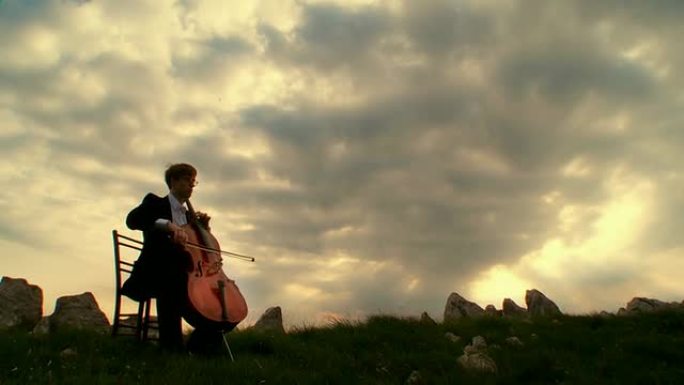 HD CRANE: 在大自然中演奏大提琴