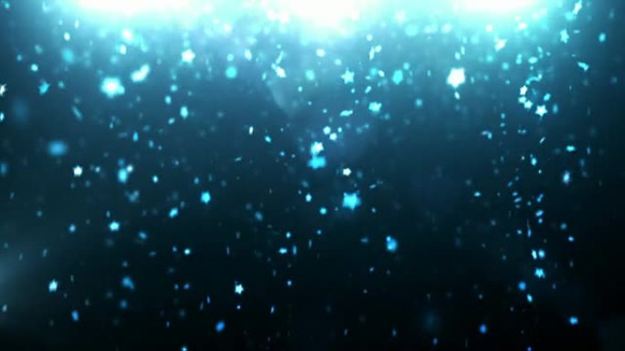 星尘背景视频-蓝星（可在6和12秒之间循环播放）