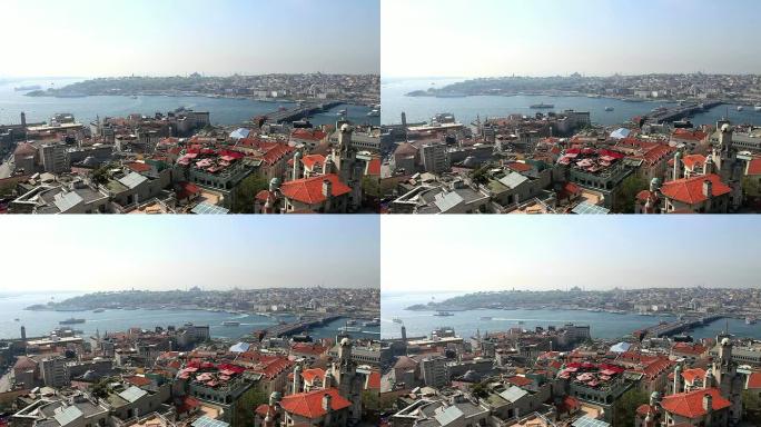 高清：伊斯坦布尔全景场景**延时**