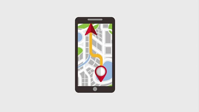 智能手机导航指针地图应用