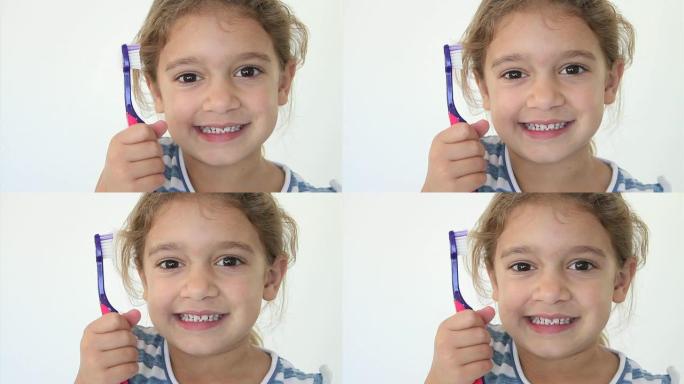 儿童刷牙儿童刷牙