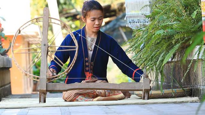 编织的过程传统工艺纺织工艺