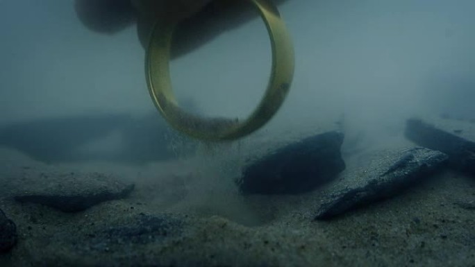 从河床上捡到的金戒指