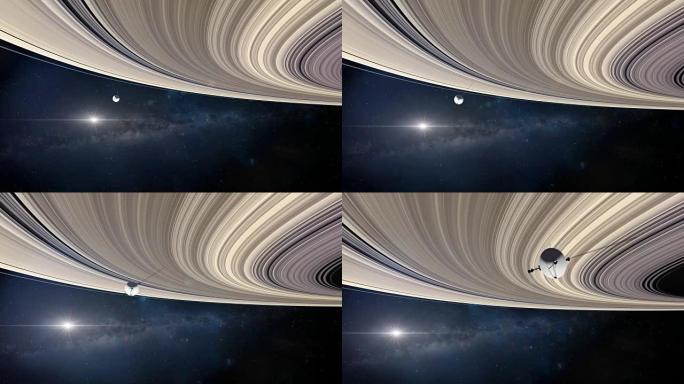 土星环1的旅行者号探测器