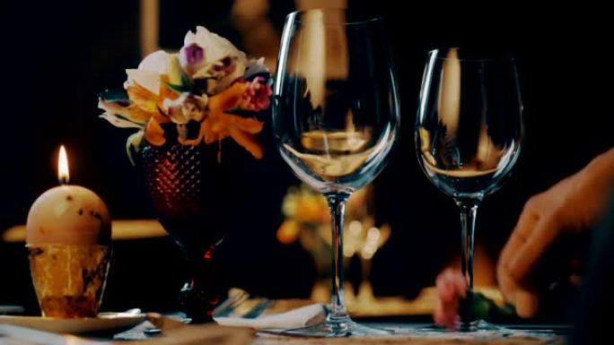 浪漫餐桌、餐厅、情人节