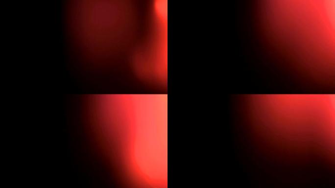 红色漏光透镜光斑。使用 “不透明屏幕” 将视频与泄漏叠加