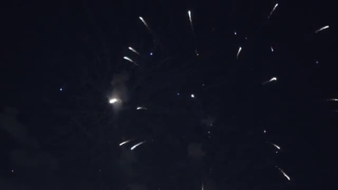 4k of firework in night time.