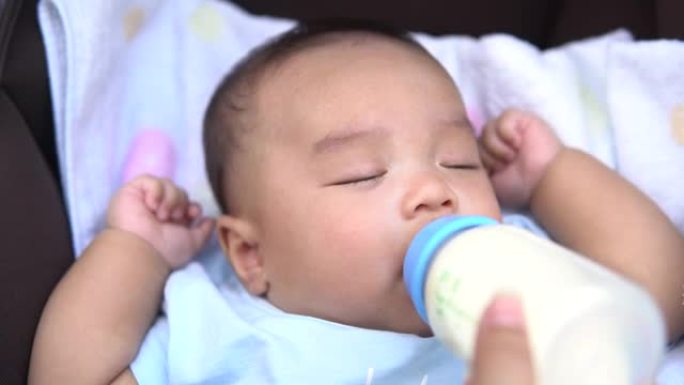 Adorable Newborn Baby Sleeping