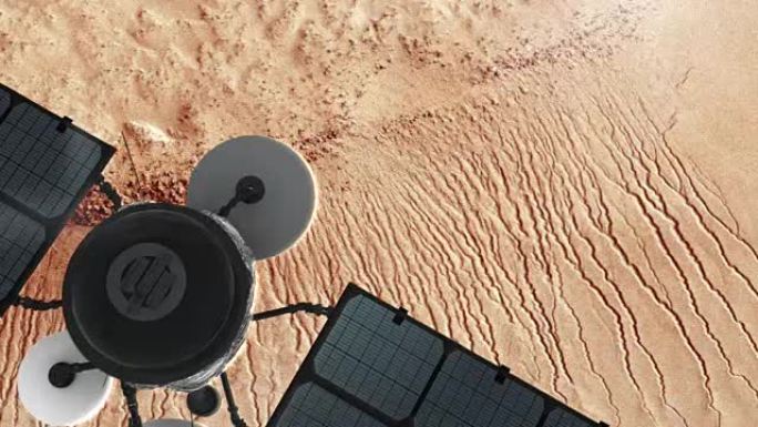 空间研究。在火星表面附近运行的卫星