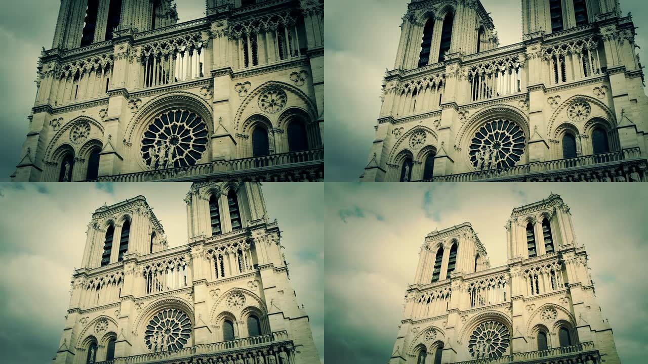 巴黎圣母院，法国巴黎圣母院法国