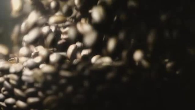 超级慢动作咖啡豆
