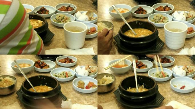 吃韩国顺豆腐的人的时间流逝