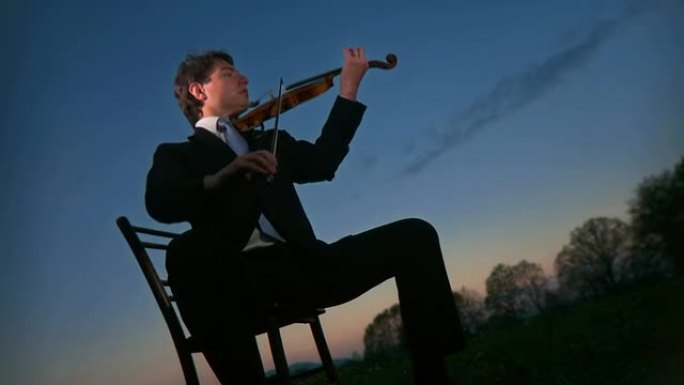 HD: 《自然》中的小提琴家