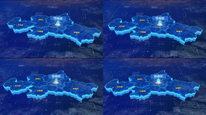 泰安市岱岳区蓝色三维科技区位地图