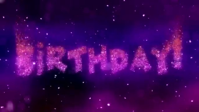 高清: 生日快乐循环视频
