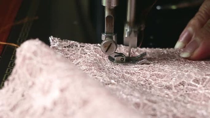 缝纫机运动缝纫机服装工厂纺织工人