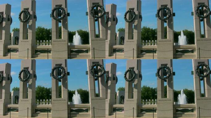 华盛顿特区二战纪念馆。