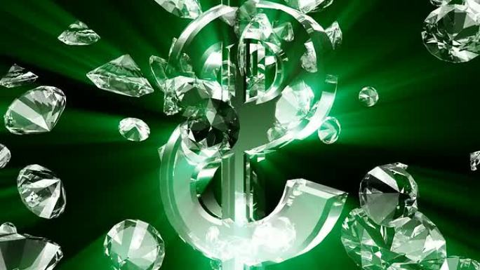 钻石#9射线HD绿色