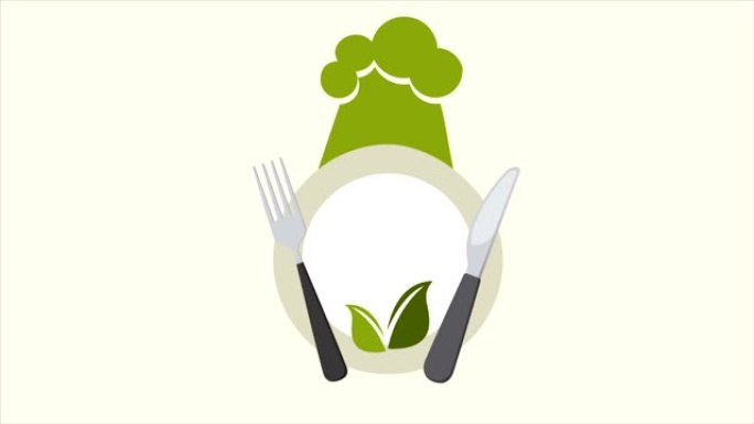 绿色食品概念、视频动画