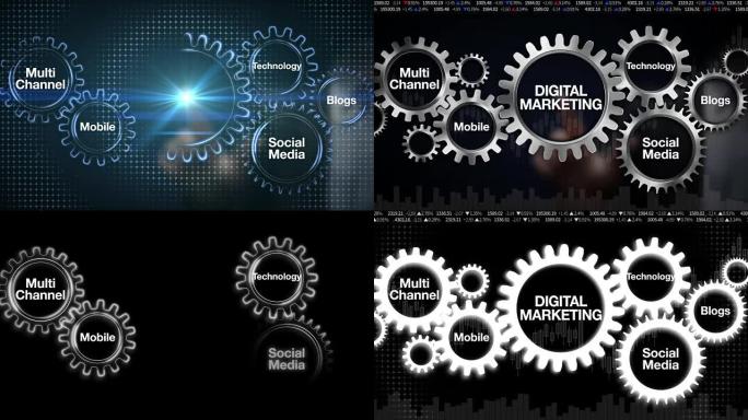 齿轮技术，博客，社交媒体，多渠道，移动，触摸 “数字营销”