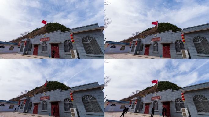 陕西省榆林市米脂县高西沟村展览室延时摄影