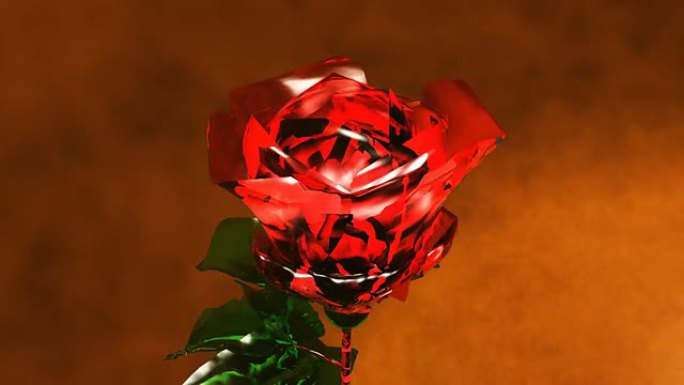 红玫瑰-玻璃