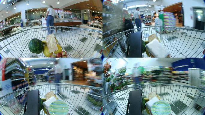 购物狂潮：超市里的延时疯狂