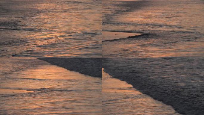 开普敦红色海洋的抽象照片