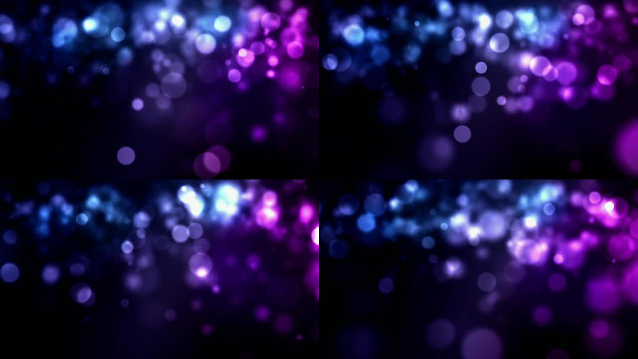闪烁粒子循环-蓝粉（HD）