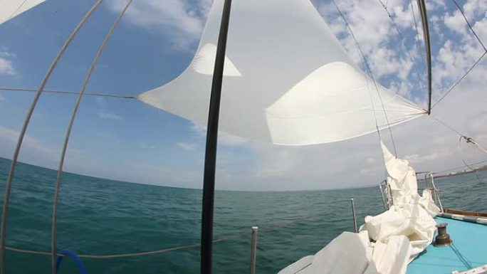 帆船比赛冒险海风场景-自然