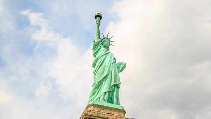 高清延时:纽约自由女神像