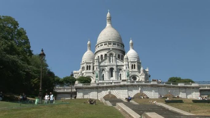 巴黎、蒙马特、圣心教堂