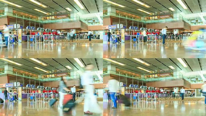 4k延时: 樟宜机场航站楼