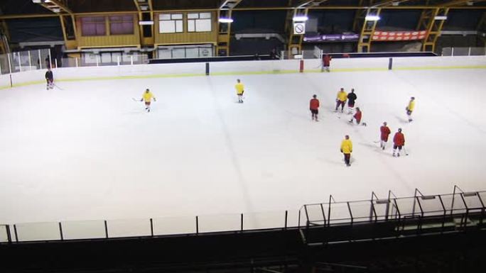 冰球（HD）打冰球训练日常曲棍球滑冰运动