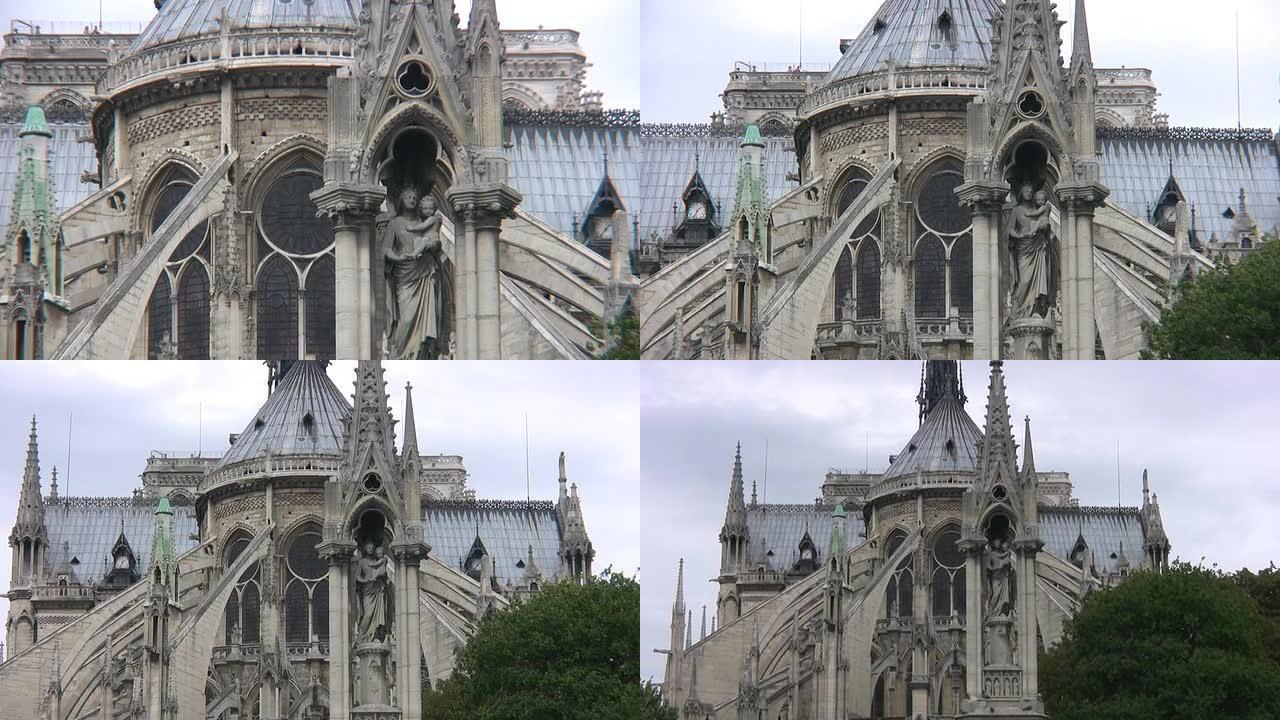 巴黎圣母院著名教堂参观教堂法国代表