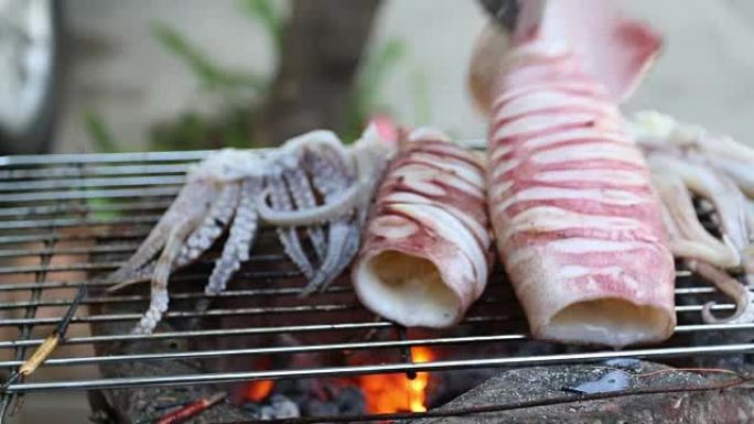 烤章鱼烤炉烤架国外烧烤烤肉烤鱼