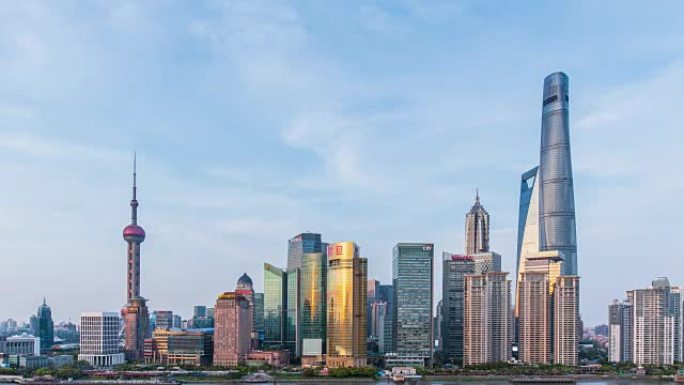 时间流逝 -- 上海的天际线