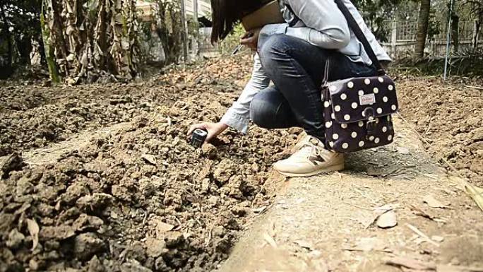 农业学术测试种植土壤的ph值