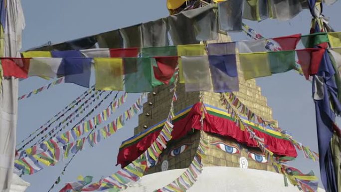 菩提塔佛寺，加德满都，尼泊尔