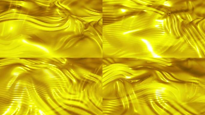 液态金表面流光粒子唯美飘动光斑
