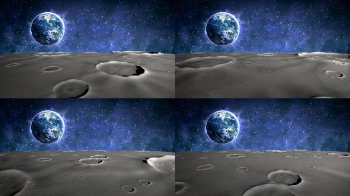 从月球上看地球月球上看地球太阳系