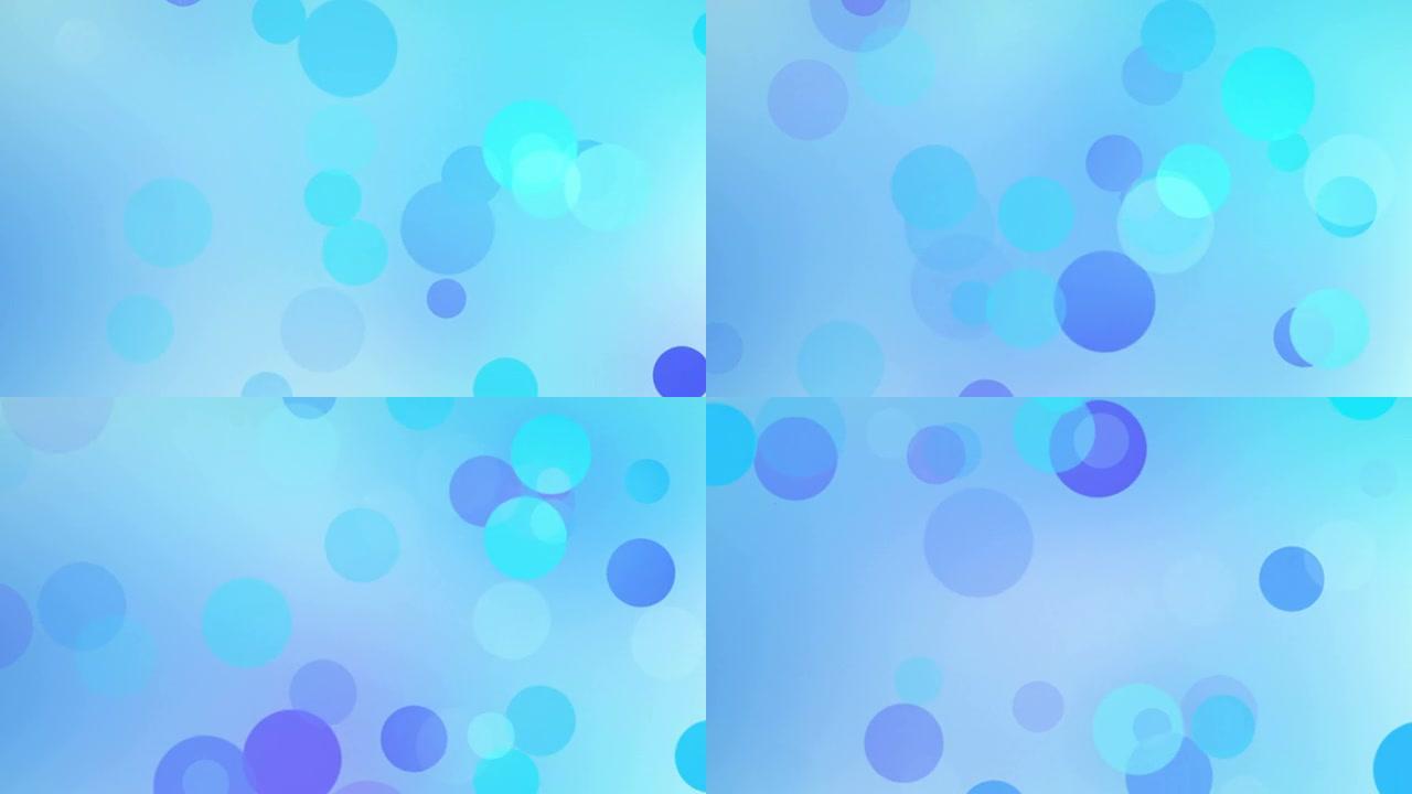 发光的蓝色粒子-可循环