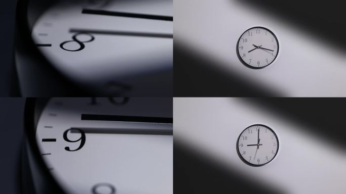 时钟时间设计意境光影