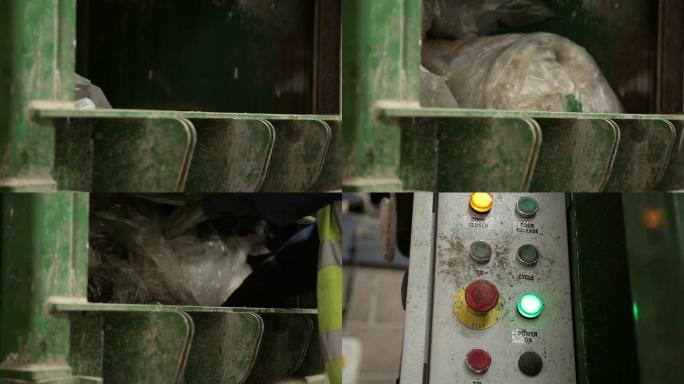 使用工业打捆机顺序回收塑料